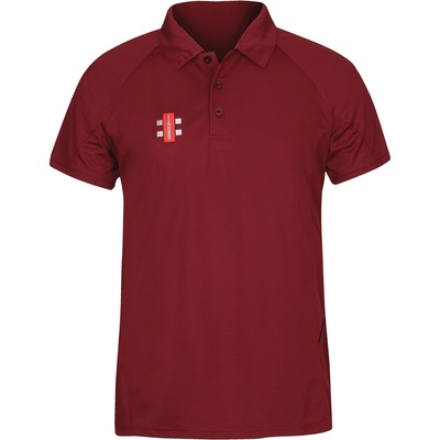 Gray Nicolls Блуза с яка Gray Nicolls Men's Matrix Cricket Polo Shirt - Maroon