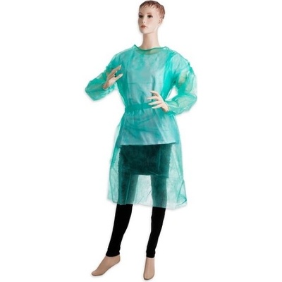 PROFOD PD-GOWN-G / Jednorázový návštěvnický plášť - zelená 115x137 cm (prof_1092)