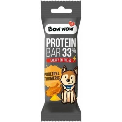 Bow Wow poch. Proteinová tyčinka Drůbež&Kurkuma 32 g