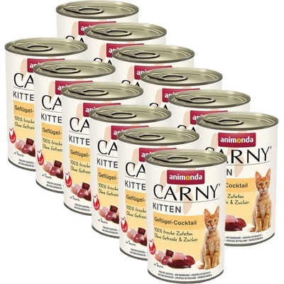 Animonda Carny Kitten - Пилешки коктейл 12 x 400 г