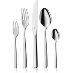 WMF Boston cutlery set 30 pieces for 6 people - Cromargan stainless steel 18/10, polished and rust-proof, dishwasher safe, monobloc knife with long-lasting sharpness, elegant cutlery for everyday use and 