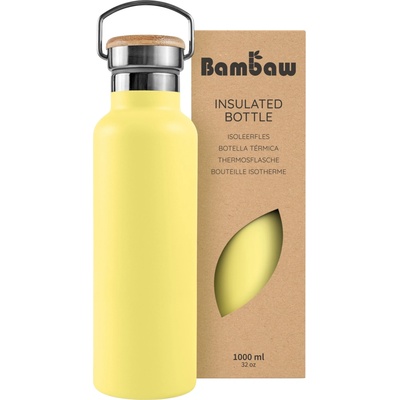 Bambaw Nerezová termoska 1000 ml Yellow Beam