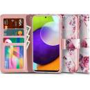 Pouzdro Tech-protect Wallet Samsung Galaxy A52/A52s Floral Rose