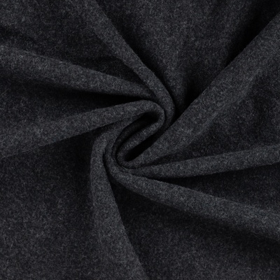 Funkčný fleece 100% Merino vlna 280g - Sivá antracitová