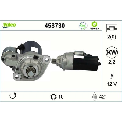 Startér VALEO 458730