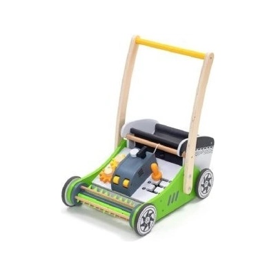 UMU Toys Chodítko Sekačka na trávu dřevěné