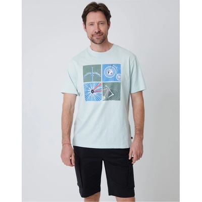 Saltwell Тениска Saltwell Men's Saltwel Miller Regular Fit T-Shirt - Sky Blue