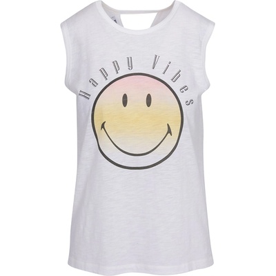 PJ Salvage Потник PJ Salvage Smiley Tank Top - Off-White