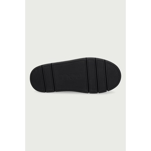 Mou пантофи дамски от велур Bounce Clog Metal Logo (MU.FW531001A.BKBK)
