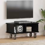 vidaXL ТВ стойка 68, 5 x 35 x 35 см Черния дъб Инженерна дървесина (891041)