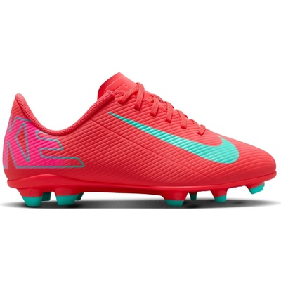 Nike MERCURIAL VAPOR 16 CLUB FG/MG JR červená,ružová,tyrkysová
