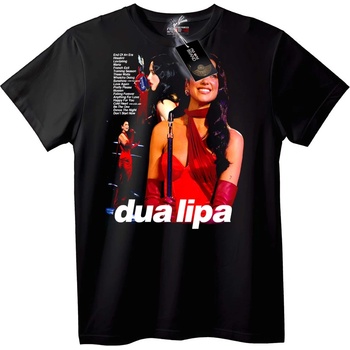 NOONEBRAND Тениска Dua Lipa музика - 6XL, White