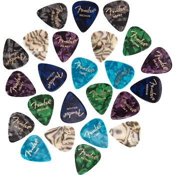 Image 1 of Fender 351 Premium Picks MIX PACK 24 pieces