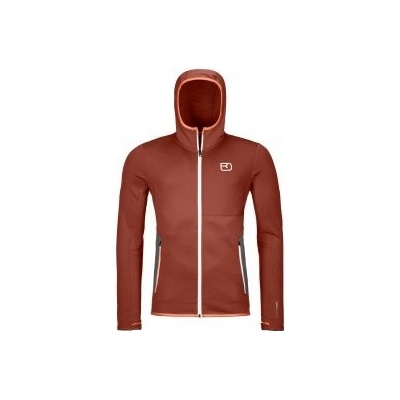 Ortovox FLEECE HOODY oranžová