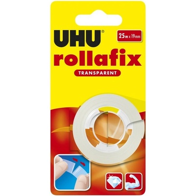 Uhu Lepiaca páska Rollafix Transparent Refill Blister 25 m
