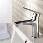 Inter Ceramic Стоящ смесител за умивалник ДАНИСТА LEAD FREE ICF 1279198, Inter Ceramic, метални сплави, хром, 16.6х15.8х12х6см (1279198)