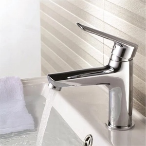 Inter Ceramic Стоящ смесител за умивалник ДАНИСТА LEAD FREE ICF 1279198, Inter Ceramic, метални сплави, хром, 16.6х15.8х12х6см (1279198)