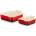 Le Creuset Форми за печене Heritage квадратни черешови 2 бр (79094000600080)