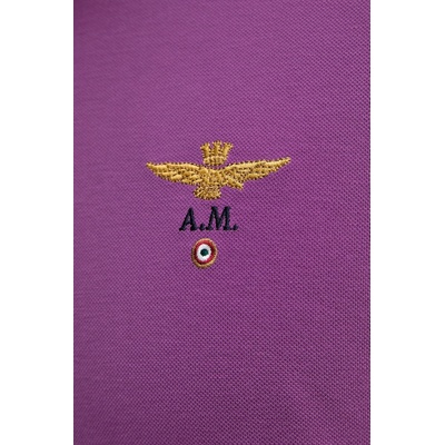 Aeronautica Militare тениска с яка мъжка от памук (PO1308UP00082)