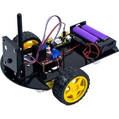 KUONGSHUN ELECTRONICS Súprava inteligentného autíčka s kamerou a modulom ESP32 (2 kolesová verzia)