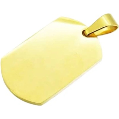 iŠperky Army oceľový prívesok pozlátený ID 311865