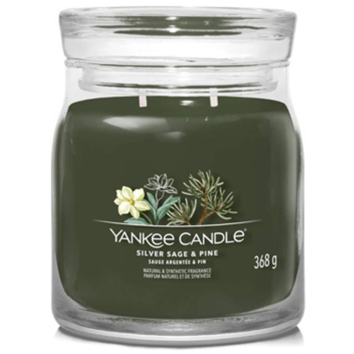 Yankee Candle Silver Sage & Pine bougie parfumée Signature | notino.be
