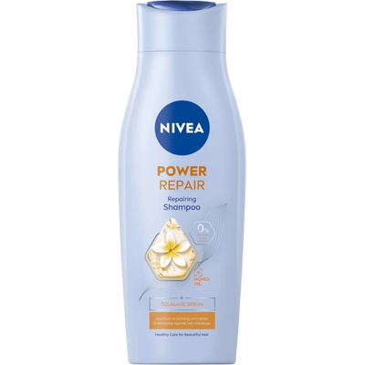 Nivea Power Repair opravný šampón pre suché a poškodené vlasy 400 ml