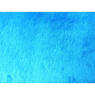 Umela kožušina, plyš, tyrkysová modrá, 9 mm metráž: min. 0,2 bm