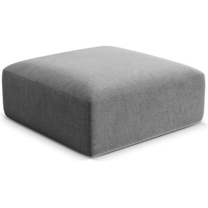 Cosmopolitan Design Светлосива кадифена табуретка Campi - Cosmopolitan Design (COS_POUF_120_F1_CAMPI6)