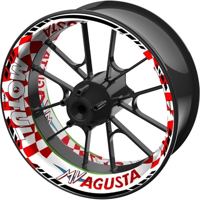 SEFIS one-piece wheel decals MV AGUSTA