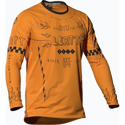 Leatt Детска блуза с дълъг ръкав за колоездене Leatt MTB Gravity 3.0 JR lager yellow