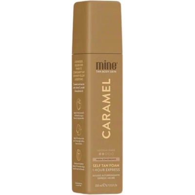 MineTan CARAMEL Samoopalovací pěna na tělo Medium Dark 200 ml