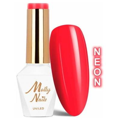Molly Nails Neons Neon Red Gel Polish No 77 8 g