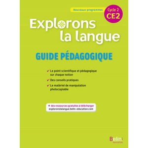 Explorons la langue CE2 - Guide pédagogique | Samy, Jeangrand (2018)