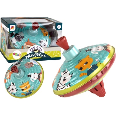 Lean Toys Detský kovový vĺčik Zvieratká