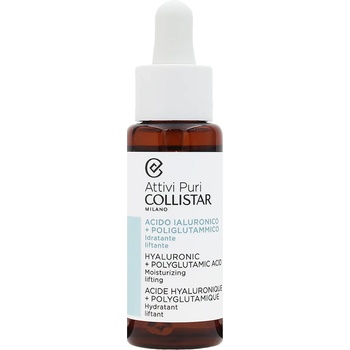 Collistar Attivi Puri Hyaluronic + Polyglutamic Acid лифтинг серум за кожата с хиалуронова киселина 30 мл