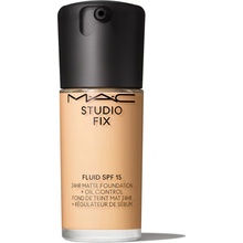 MAC Cosmetics Studio Fix Fluid SPF15 24HR Matte Foundation + Oil Control zmatňujúci make-up SPF15 NC15 30 ml