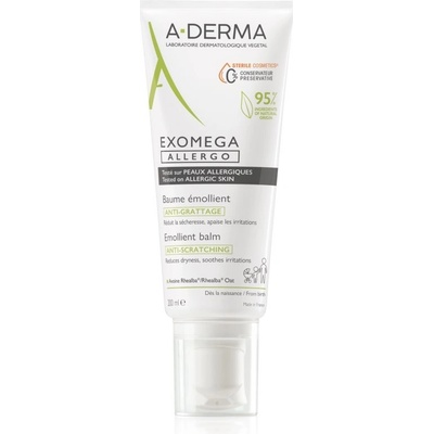 A-Derma Exomega Control Allergo hydratační krém pro posílení ochranné bariéry citlivé a atopické pokožky 200 ml