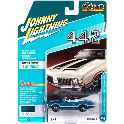 Johnny Lightning Oldsmobile 442 Convertible 1970 1:64