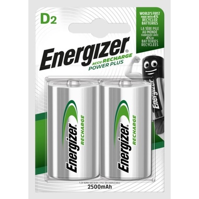 Energizer POWER PLUS DUO D 2500 mAh 2 ks EHR010