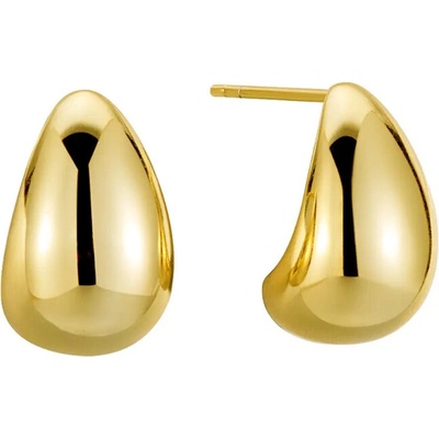 Olivie Strieborné náušnice GOLD 9254