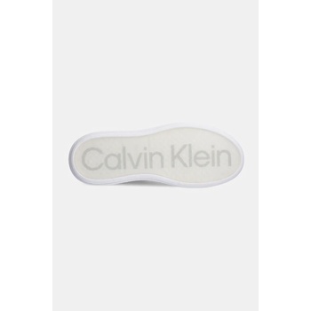 Calvin Klein Кожени маратонки Calvin Klein LOW TOP LACE UP LTH в черно HM0HM01016 (HM0HM01016)