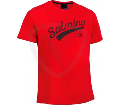 Salming Logo Tee red