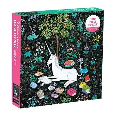 Unicorn Reading 500 Piece Family Puzzle - Mudpuppy