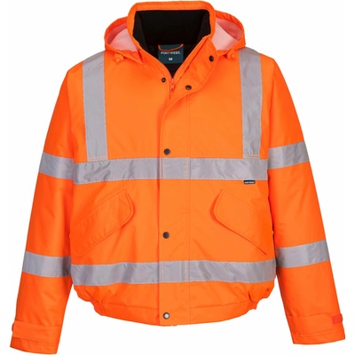 Portwest ES463 ES1 Essential Hi-Vis zimná bomber bunda oranžová