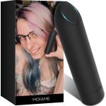 Paloqueth Bullet Mini Vibrator with 10 Powerfull Vibration Modes Black