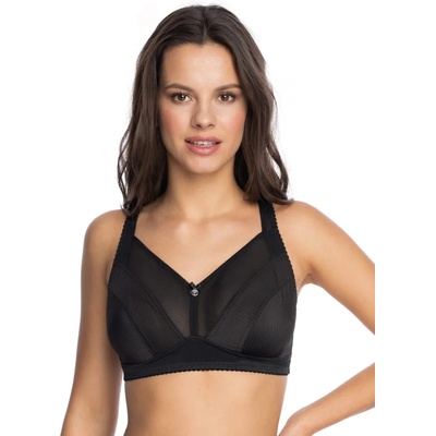 Gaia Сутиен с меки чашки в черен цвят kalliste 1125eh-64723-czarny - Черен, размер 85c