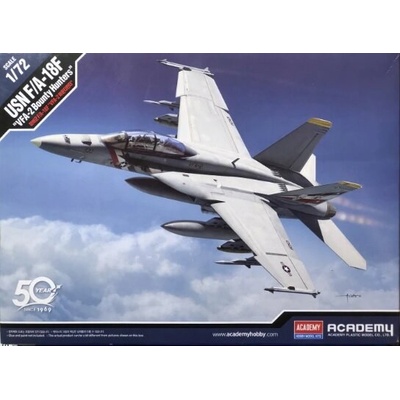 Academy Изтребител USN F/A-18F " VFA-2 Bounty Hunters" 1: 72 (12567)