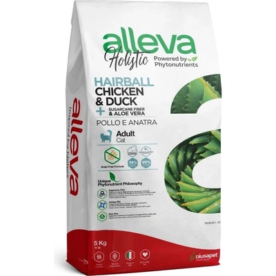 ALLEVA HOLISTIC котешки топки косми 5 кг