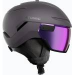 Atomic Скиорска каска Atomic Savor GT Visor Stereo iron ore/purple stereo